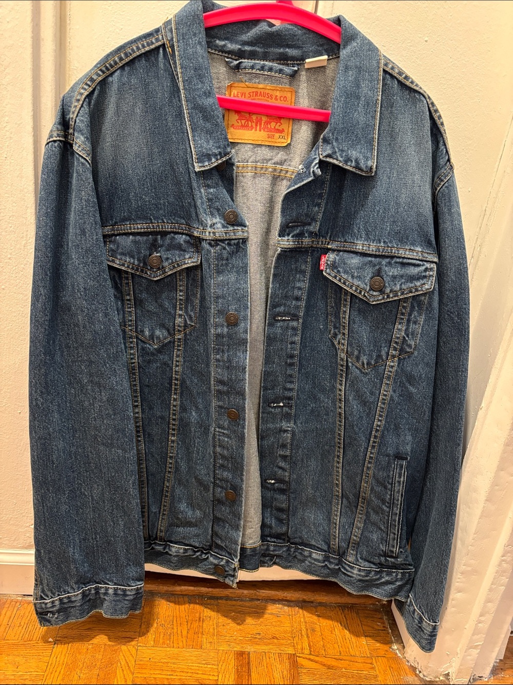 Levi's Blue Denim Jacket with Chest Pockets